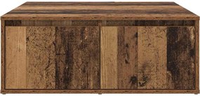 vidaXL Τραπεζάκι σαλονιού Παλιό ξύλο 80 x 80 x 31 cm