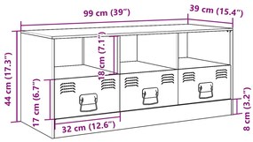 ΈΠΙΠΛΟ ΤΗΛΕΟΡΑΣΗΣ ΜΟΥΣΤΑΡΔΙ ΚΙΤΡΙΝΟ 99X39X44 ΕΚ. ΑΠΟ ΑΤΣΑΛΙ 841736