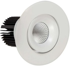 Σποτ Χωνευτό VK/04292/W/D/C Φ14,2cm Led 2400Lm 24W 4000K Dimmable White VKLed Στρόγγυλο