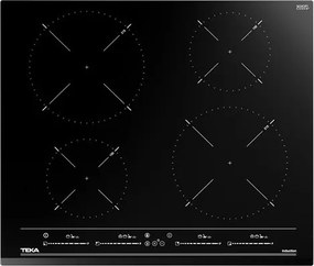 Teka IZC 64320 BK MSP Επαγωγική Εστία Αυτόνομη με Λειτουργία Κλειδώματος 60x51εκ.