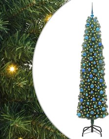 vidaXL Τεχνητό Χριστουγεννιάτικο Δέντρο με 300 LED Πράσινο 240 cm
