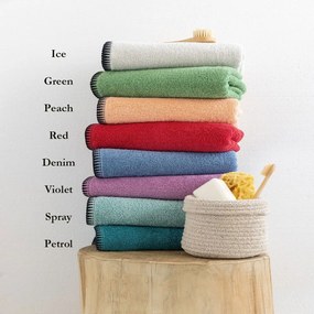 Πετσέτα Brooklyn Peach Palamaiki Hand 30x50cm 100% Βαμβάκι