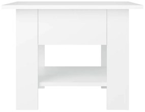 vidaXL Τραπεζάκι Σαλονιού Λευκό 55 x 55 x 42 εκ. από Μοριοσανίδα
