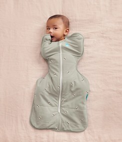 Υπνόσακος LoveToDream Swaddle up 2.5tog Olive Bees 6-8,5kg Medium