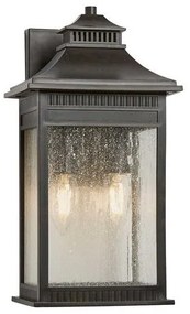 Απλίκα Φωτιστικό Τοίχου 2xE14 40W IP44 Μπρονζέ Livingston QZ-LIVINGSTON2-M Elstead Lighting QZ-LIVINGSTON2-M Μπρονζέ