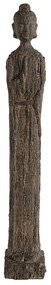 Artekko Azleipa Βούδας Άγαλμα Διακοσμητικός Λευκος Πολυουρεθάνη (13x10x81)cm