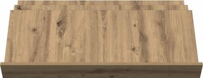 vidaXL Ράφι Περιοδικών με ράφι Artisan Oak 90 x 53 x 28,5 εκ