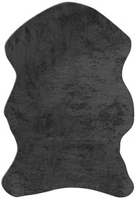 Χαλί FEATHERY BLACK ANIMAL 90 x 210 εκ.