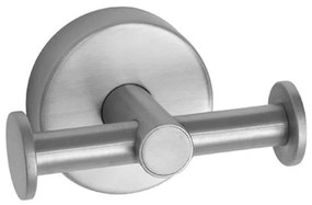 Άγκιστρο Μπάνιου Διπλό Uno 1222 99 Satin Karag Stainless Steel