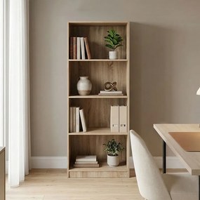 Βιβλιοθήκη Kendy pakoworld sonoma 60x30x167εκ
