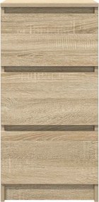 vidaXL Ραφιέρα Sonoma Δρυς 37,5x35x76 εκ. από Επεξεργ. Ξύλο
