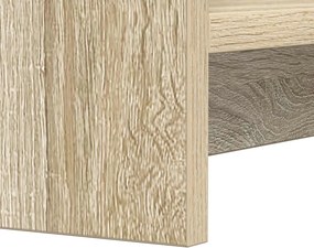 vidaXL Βιβλιοθήκη Sonoma Δρυς 59 x 30 x 111 εκ Επεξεργασμένο Ξύλο