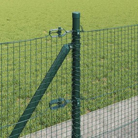 vidaXL Συρματόπλεγμα με Σκυρόδεμα 10 x 0,4 m PVC-Επικαλυμμένο Ατσάλι
