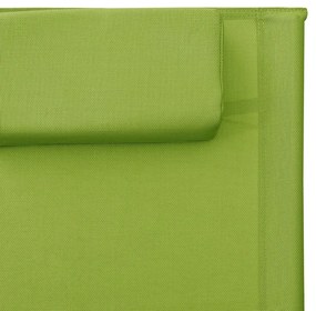 Ξαπλώστρα Πράσινη / Γκρι από Textilene - Πράσινο