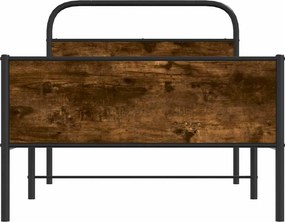 vidaXL Πλαίσιο Κρεβ. Χωρ. Στρώμα Sonoma Δρυς 90x200 εκ. Επεξ. Ξύλο