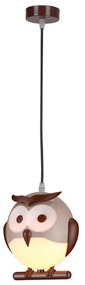 Παιδικό Φωτιστικό Οροφής Μονόφωτο Aca Kokka ZN160201PBR Brown