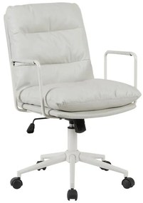 Καρέκλα γραφείου διευθυντη Kreno PES γκρι 56x67x89-97εκ 56x67x97 εκ.