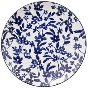 Πιάτο Ρηχό Maria 07.194966 Φ27cm Blue-White Πορσελάνη