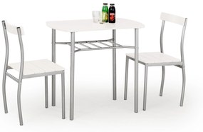 LANCE table + 2 chairs color: white DIOMMI V-CH-LANCE-ZESTAW-BIAŁY DIOMMI-60-21415