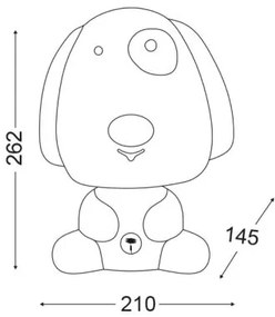 Λαμπάκι νυκτός σκυλάκι