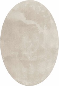 vidaXL Χαλιά χώρου Ωοειδής HUARTE Μπεζ 120 x 170 cm 100% Πολυεστέρας