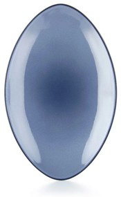 EQUINOXE CIRRUS BLUE OVAL PLATE 35CM | Συσκευασία 4 τμχ
