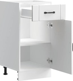 vidaXL ντουλάπι βάσης κουζίνας Lucca Λευκό κατασκευασμένο ξύλο