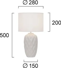 Πορτατίφ Viokef Pineapple White 4296100
