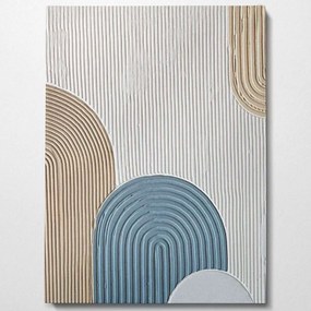 Πίνακας Καμβάς 3D 112RGN1124 70x100cm Multi Wallity Κάθετοι Ξύλο, Καμβάς