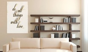 Πίνακας - My Home: Things with love 40x60