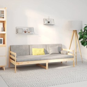 vidaXL Καναπές Κρεβάτι Χωρίς Στρώμα 90x190 εκ. Μασίφ Ξύλο Πεύκου