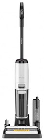 Κάθετη ηλεκτρική σκούπα Tineco Floor One S7 Steam Plus 4B1, 240W, Στεγνό/Υγρό, 0,7 l βρώμικο/0,8 l καθαρό, οθόνη LED και φωτισμός, Ατμός + στέγνωμα, Λευκό/μαύρο