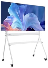 VEVOR Rolling TV Stand Mobile TV Cart Holds Up to 198 lbs for 35-100 In Screens