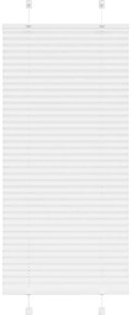 vidaXL Πλισέ περσίδα Λευκό 60x150 cm Πλάτος υφάσματος 59,4 cm