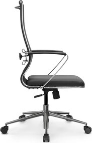 Καρέκλα γραφείου B2-163K Megapap εργονομική με ύφασμα Mesh και τεχνόδερμα χρώμα μαύρο 58x70x103/117εκ.