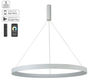 Φωτιστικό Οροφής LED Dimmable Smart WiFi Homelighting Amaya 77-8143 White