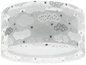 Πλαφονιέρα Παιδικό Φωτιστικό Οροφής Clouds Gray 41416 E Ango 41416E Γκρι