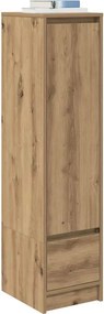 vidaXL Ντουλάπα τεχνίτης Δρυς 29,5x34x119,5 εκ. από Επεξεργασμένο Ξύλο