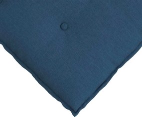 vidaXL Μαξιλάρι Πλάτης Μπλε 60 x 19 x 50 εκ ύφασμα