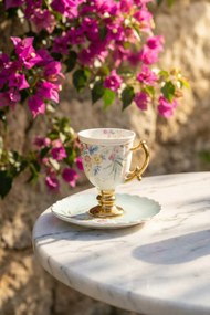 Stewehome Σετ πορσελάνινων φλιτζανιών καφέ για 6 άτομα Πολύχρωμο