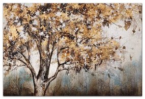 Πίνακας σε καμβά "Autumn Tree" Megapap ψηφιακής εκτύπωσης 140x100x3εκ.