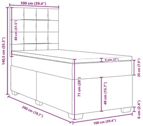 ΚΡΕΒΑΤΙ BOXSPRING ΜΕ ΣΤΡΩΜΑ ΣΚΟΥΡΟ ΠΡΑΣΙΝΟ 100X200ΕΚ. ΒΕΛΟΥΔΙΝΟ 3290837