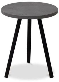 Βοηθητικό τραπεζάκι Roma Megapap γκρι ρετρό 33,5x33,5x46εκ. GP022-0026,11 GP022-0026,11 Γκρι
