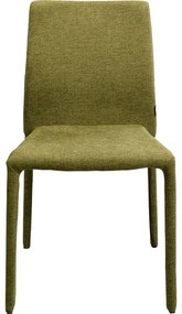 Καρέκλα Τραπεζαρίας Bologna Πράσινο Ύφασμα 48x58x93 εκ. - Πράσινο