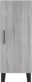 vidaXL Ντουλάπι Γκρι Sonoma 34,5x34x90 εκ. από Επεξεργασμένο Ξύλο
