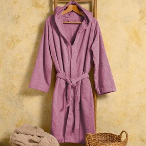 Μπουρνούζι Melinen Bloom Berry Λιλά X-LARGE