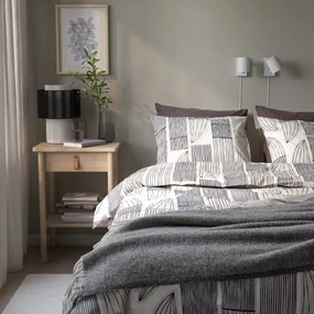 BERGKORSORT παπλωματοθήκη και μαξιλαροθήκη, 150x200/50x60 cm 905.702.70