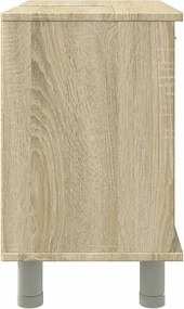vidaXL Ντουλάπι Νιπτήρα Sonoma Δρυς 60 x 32 x 53,5 εκ. από Επεξ. Ξύλο