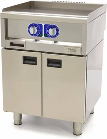 Commercial Grade Griddle - Smooth - Double Unit - 60cm Deep - Electric - 400V