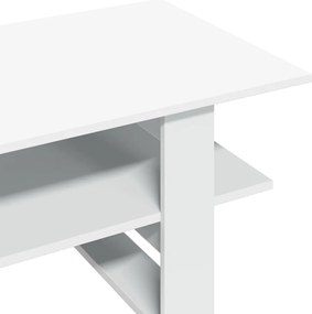 vidaXL Τραπεζάκι Σαλονιού Λευκό 102 x 55 x 42 εκ. από Επεξεργ. Ξύλο